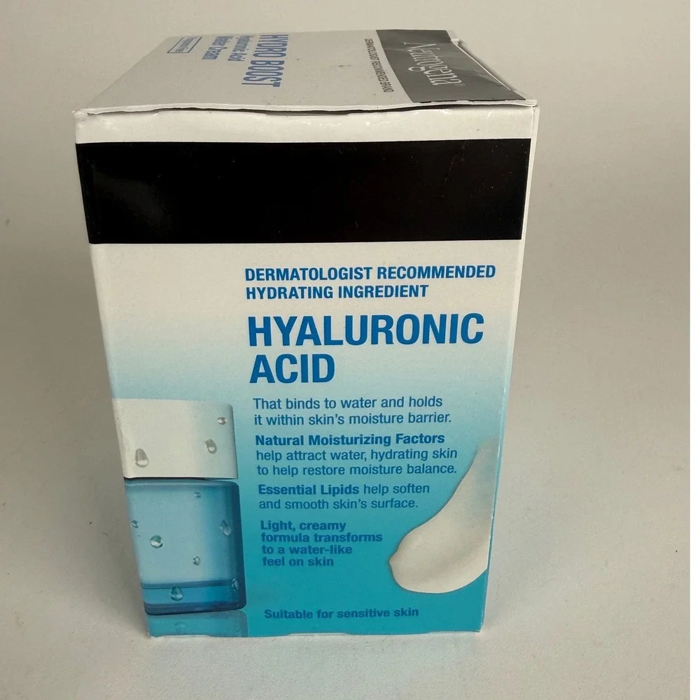 Neutrogena Water‎ Cream Hydro Boost Hyaluronic Acid Fragrance Free 1.7oz New